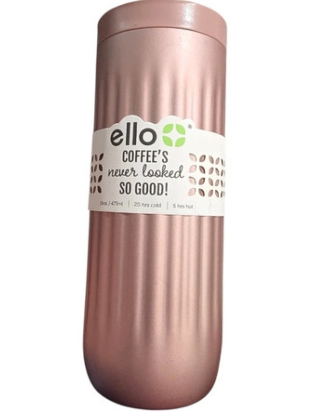 ello Rose Gold Insulated Travel Mug